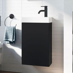 Elita Young Basic umywalka z szafką 40,2 cm black matt RE168996007160