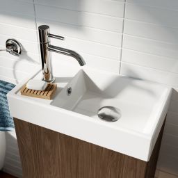 Elita Young Basic umywalka z szafką 40,2 cm orzech lincoln RE168992007060