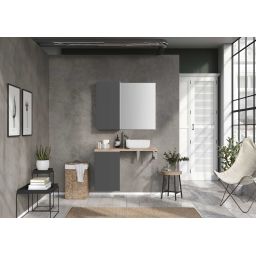 Elita Look szafka 40x44,9x63,5 cm boczna wisząca antracyt RE080400026610