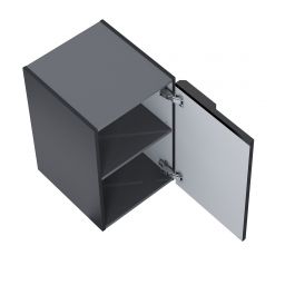 Elita Soho szafka 40x45,3x63,5 cm boczna wisząca black matt RE080400047160
