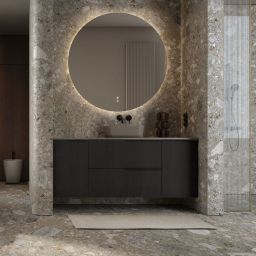 Elita Soho szafka 40x45,3x63,5 cm boczna wisząca black matt RE080400047160