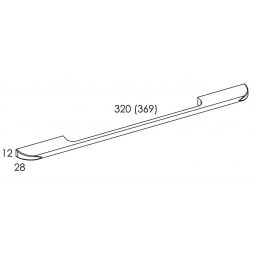 Elita Barcelona uchwyt do szafki black matt RE120320087160