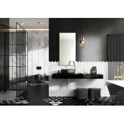 Elita Lorca umywalka 41,5x41,5 cm okrągła nablatowa anthracite matt RE040420046010