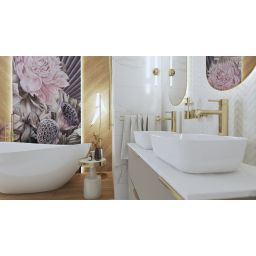 Elita Reni umywalka 45,5x32,5 cm prostokątna nablatowa biała RE040800038060