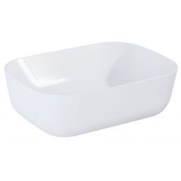 Elita Reni umywalka 45,5x32,5 cm prostokątna nablatowa biała RE040800038060