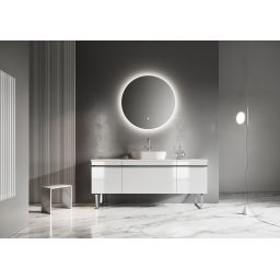 Elita Babette umywalka 62x41,2 cm owalna nablatowa biała RE040620018060