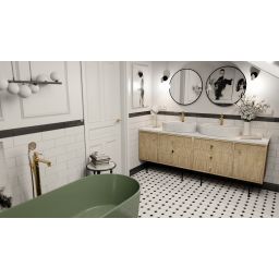 Elita Babette umywalka 62x41,2 cm owalna nablatowa biała RE040620018060