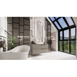 Elita Babette umywalka 62x41,2 cm owalna nablatowa biała RE040620018060