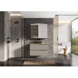 Elita Reni umywalka 45,5x32,5 cm prostokątna nablatowa anthracite matt RE040460036010