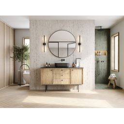 Elita Reni umywalka 45,5x32,5 cm prostokątna nablatowa anthracite matt RE040460036010