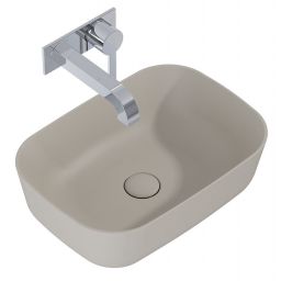 Elita Reni umywalka 45x32,5 cm prostokątna nablatowa fume matt RE040460037020