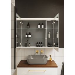 Elita Reni umywalka 45x32,5 cm prostokątna nablatowa fume matt RE040460037020