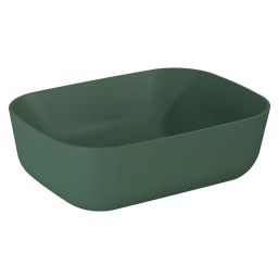 Elita Reni umywalka 45,5x32,5 cm prostokątna nablatowa forest green matt RE040460037010