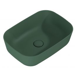 Elita Reni umywalka 45,5x32,5 cm prostokątna nablatowa forest green matt RE040460037010