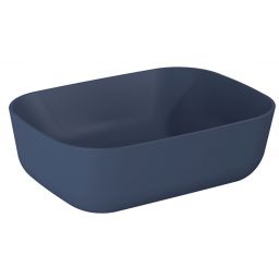 Elita Reni umywalka 45,5x32,5 cm prostokątna nablatowa navy blue matt RE040460037030