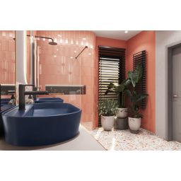 Elita Babette umywalka 62x41,2 cm owalna nablatowa navy blue matt RE040620017030