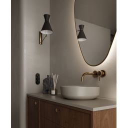 Elita Lorca umywalka 41,5x41,5 cm okrągła nablatowa fume matt RE040420047020