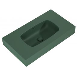 Elita Dimple umywalka 80,6x46 cm prostokątna ścienna forest green matt RE040800027010