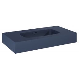 Elita Dimple umywalka 80,6x46 cm prostokątna ścienna navy blue matt RE040800027030