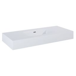 Elita Dimple umywalka 100,8x46 cm prostokątna ścienna white matt RE041000025290