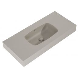 Elita Dimple umywalka 100,8x46 cm prostokątna ścienna fume matt RE041000027020