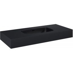 Elita Dimple umywalka 100,8x46 cm prostokątna ścienna black matt RE041000027160