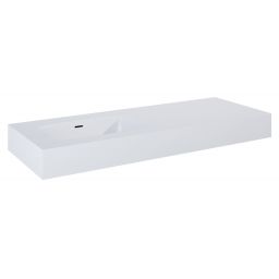 Elita Dimple umywalka 121x46 cm prostokątna ścienna white matt RE041201025290