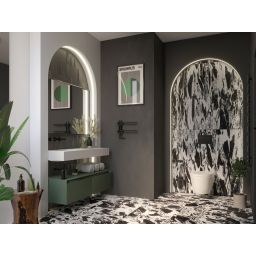 Elita Dimple umywalka 121x46 cm prostokątna ścienna white matt RE041201025290