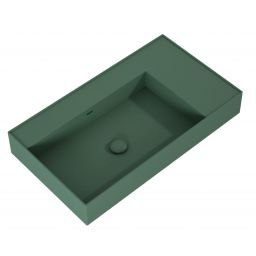 Elita Level umywalka 80,5x45,5 cm prostokątna ścienna lewa forest green matt RE041461177010