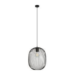 Emibig Onyx lampa wisząca 1x15 W czarna 1304/1