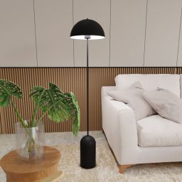 Emibig Kava lampa stojąca 1x15 W czarny 1307/LP1