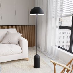 Emibig Kava lampa stojąca 1x15 W czarny 1307/LP1