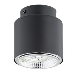 Emibig Nano lampa podsufitowa 1x10 W czarna 1310/1