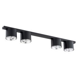 Emibig Nano lampa podsufitowa 4x10 W czarna 1310/4
