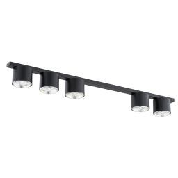 Emibig Nano lampa podsufitowa 5x10 W czarna 1310/5