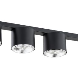 Emibig Nano lampa podsufitowa 5x10 W czarna 1310/5