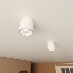 Emibig Nano lampa podsufitowa 1x10 W biała 1311/1