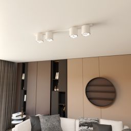 Emibig Nano lampa podsufitowa 4x10 W biała 1311/4