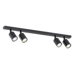 Emibig Flash lampa podsufitowa 4x8W czarny 1312/4