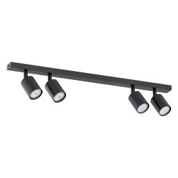 Emibig Flash lampa podsufitowa 4x8W czarny 1312/4