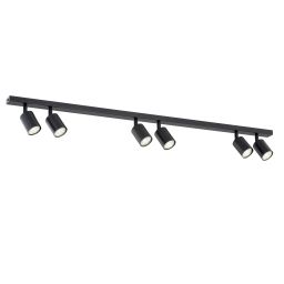 Emibig Flash lampa podsufitowa 6x8W czarny 1312/6