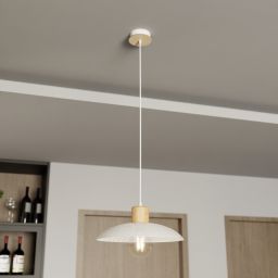 Emibig Kobe lampa wisząca 1x15W biały 1319/1