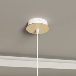 Emibig Kobe lampa wisząca 1x15W biały 1319/1