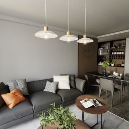 Emibig Kobe lampa wisząca 3x15W biały 1319/3