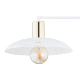 Emibig Spirit lampa podsufitowa 2x15W biały/złoty 1321/2
