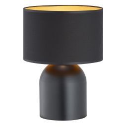Emibig Aspen lampa stołowa 1x15 W czarny/złoty 1323/LN1