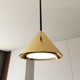 Emibig Elit lampa wisząca 1x12W złoty/czarny 1329/1