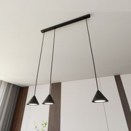 Emibig Elit lampa wisząca 3x12W czarny 1330/3