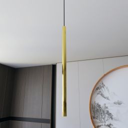 Emibig Selter Gold lampa wisząca 1x8W złoty/czarny 1332/1