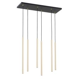 Emibig Selter Gold lampa wisząca 6x8W złoty/czarny 1332/6